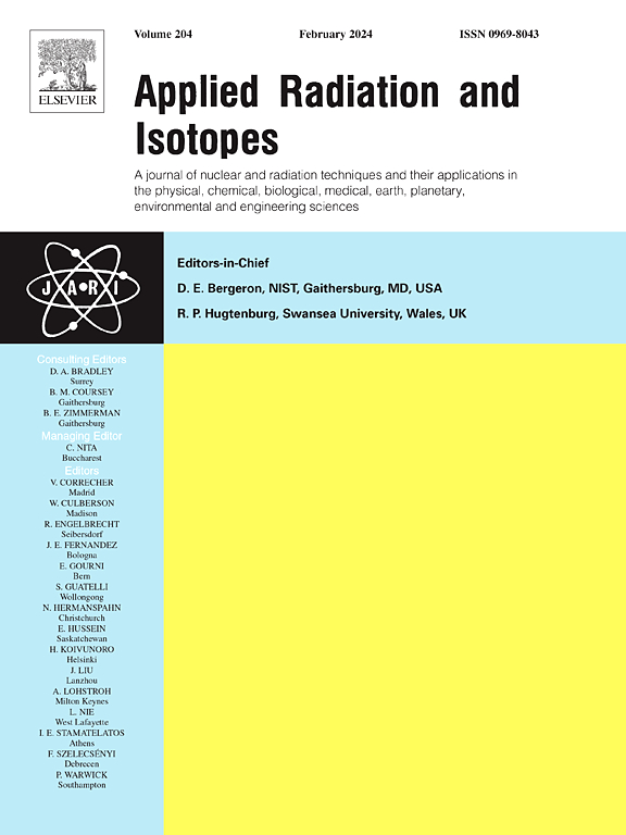 Go to journal home page - Applied Radiation and Isotopes